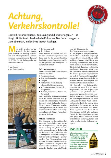 INTERFORST 2010 - Die Landwirtschaftliche Sozialversicherung