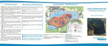 SENFTENBERGER SEE - schiffbares Gewässer - - Zweckverband ...