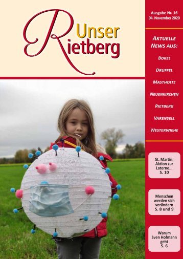 Unser Rietberg Ausgabe 16 vom 04. November 2020