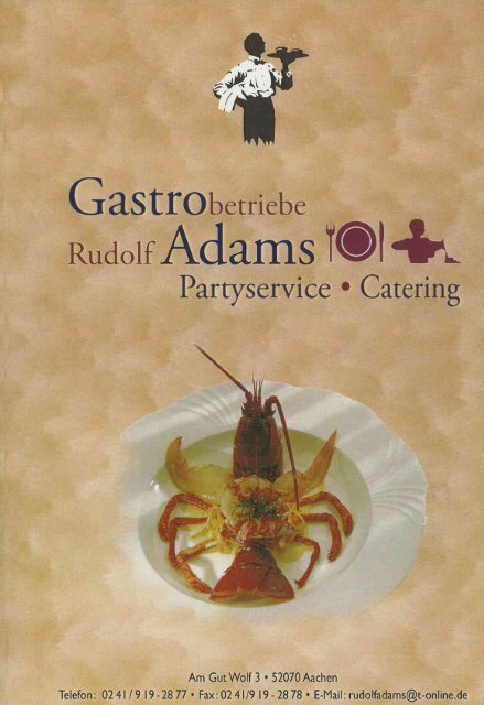 pdf-Datei - bei Gastrobetriebe Adams