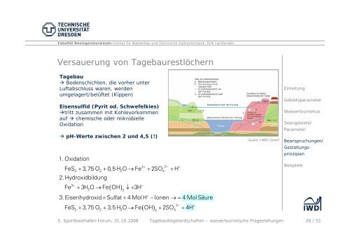 Tagebaufolgelandschaften Wassertouristische Fragestellungen - HTG