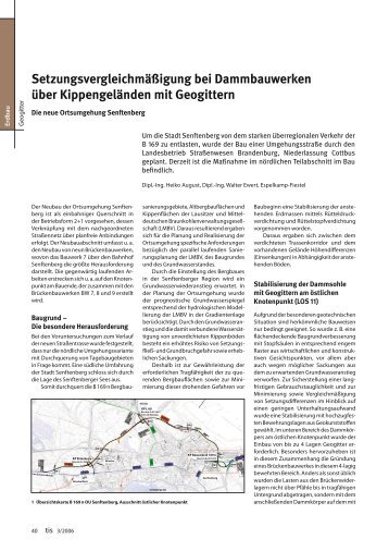 Setzungsvergleichmäßigung bei Dammbauwerken über ... - Bauverlag
