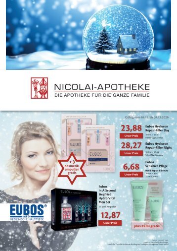 Nicolai-Apotheke – Adventsprospekt 2020