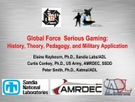 Global Force Serious Gaming: