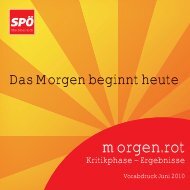 morgen.rot Broschuere 1 - SPÖ Oberösterreich
