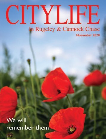 Citylife in Rugeley and Cannock Chase Newsletter November 2020