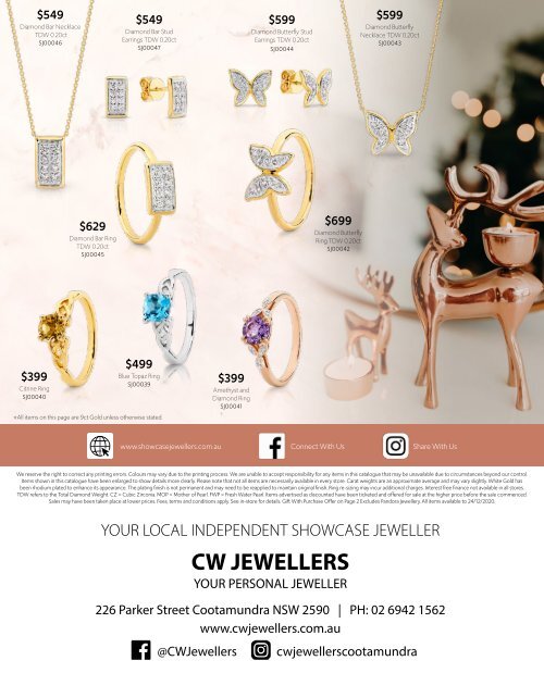 CW Jewellers Christmas Catalogue 2020