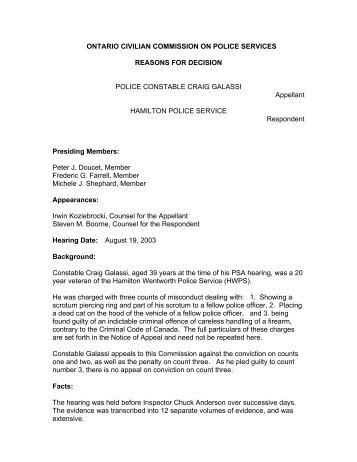 Decision 03-20.pdf - Ontario Civilian Police Commission