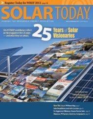 SOLAR TODAY - Artha Sustainable Living Center LLC