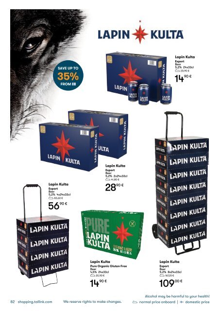 *Turku-Stockholm, November-December, Silja Line Christmas Shopping Catalogue