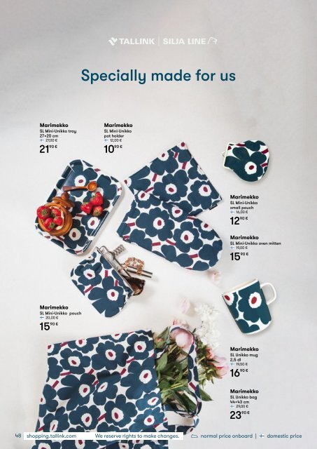 **Turku-Stockholm, November-December, Silja Line Christmas Shopping Catalogue