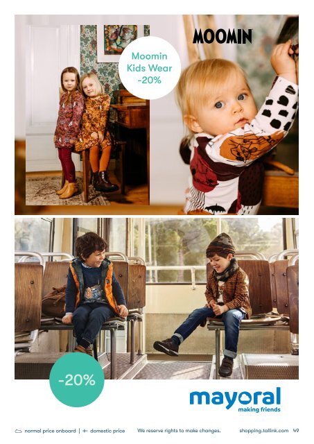 **Turku-Stockholm, November-December, Silja Line Christmas Shopping Catalogue