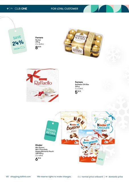 **Turku-Stockholm, November-December, Silja Line Christmas Shopping Catalogue