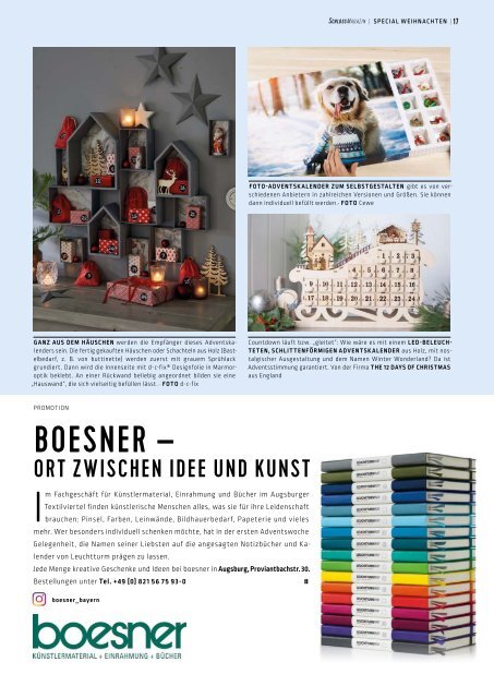 SchlossMagazin Augsburg Schwaben + Fünfseenland November 2020