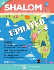 SHALOM SRQ 2020-2021 edition