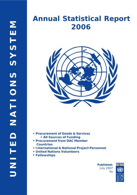 Annual Statistic Report 2006 United Nations System