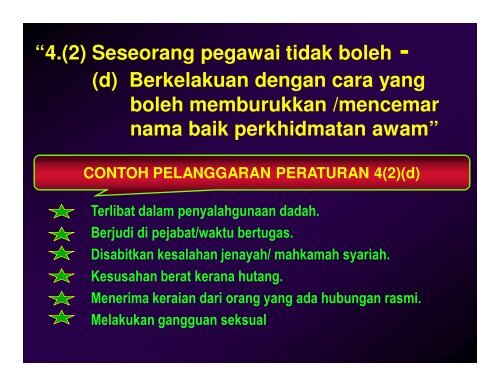 peraturan-peraturan pegawai awam (kelakuan dan tatatertib) 1993