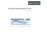 Preisliste Vetus Motoren 2012