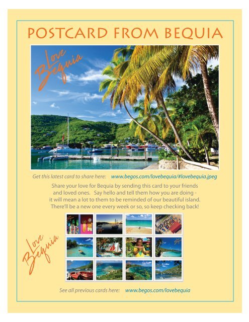 Bequia this Week - 6th November - 12th November 2020