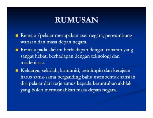 Masalah Sosial Di Kalangan Remaja - Universiti Teknologi Malaysia ...