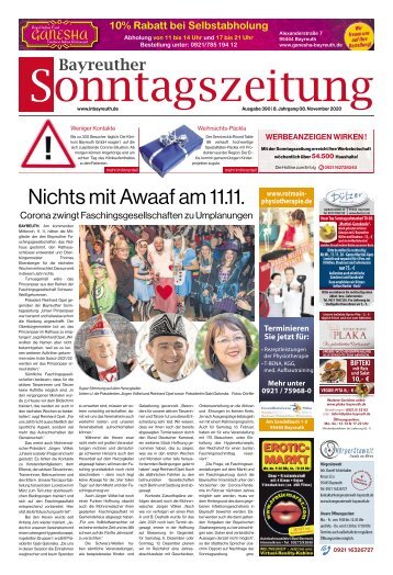 2020-11-08 Bayreuther Sonntagszeitung