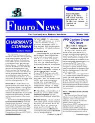 FluoroNews - Fluoropolymers Division