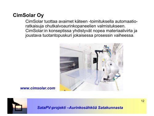 SataPV-projekti - Satmatic Oy