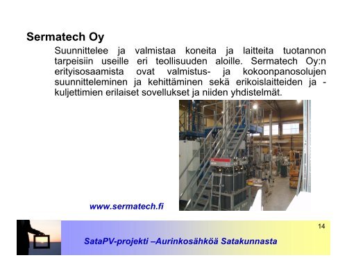 SataPV-projekti - Satmatic Oy