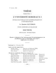 THÈSE - Damien Sauveron - Serveurs Dédiés