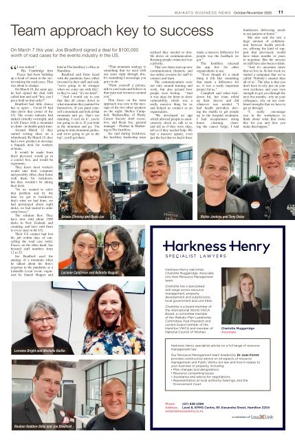 Waikato Business News October/November 2020