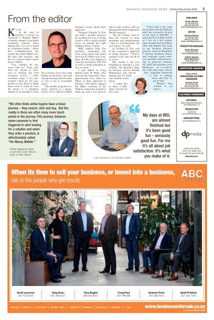 Waikato Business News October/November 2020