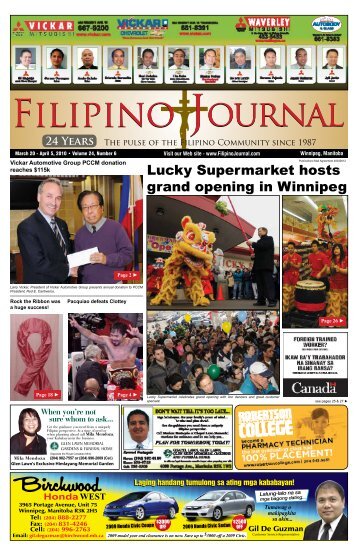 Advertise with us! info@FilipinoJournal.com