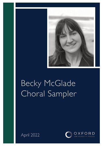 Becky McGlade choral sampler