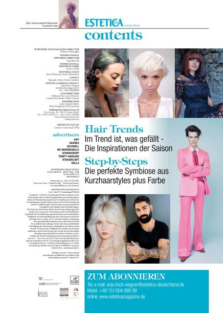 Estetica Magazine Deutsche Ausgabe (2/2020 Collection)
