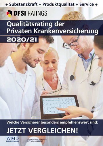 DFSI Ratings - Qualitätsrating der Privaten Krankenversicherung 2020 / 21