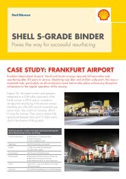Shell Bitumen - Shell S-Grade Binder - Frankfurt Airport Case Study
