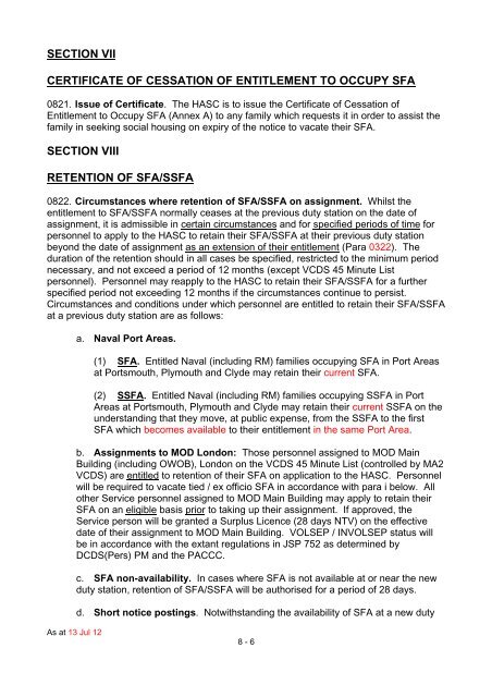 JSP 464 - Ministry of Defence