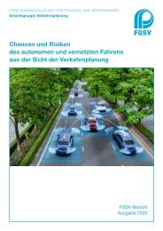 Chancen und Risiken des autonomen und vernetzten Fahrens aus der Sicht der Verkehrsplanung