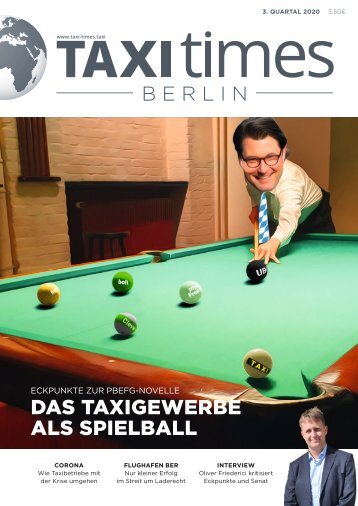 Taxi Times Berlin - 3. Quartal 2020