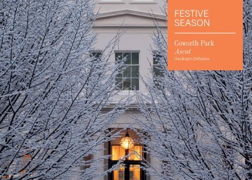 Coworth Park Festive Dining