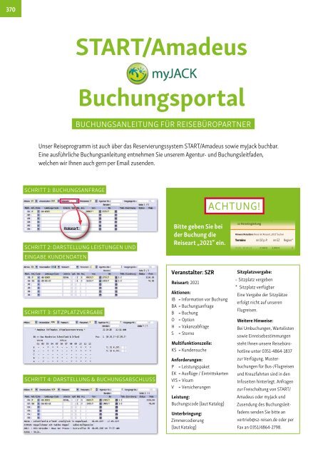 Der sz-reisen Katalog 2021