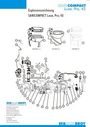 Explosionszeichnung SANICOMPACT Luxe, Pro, 43