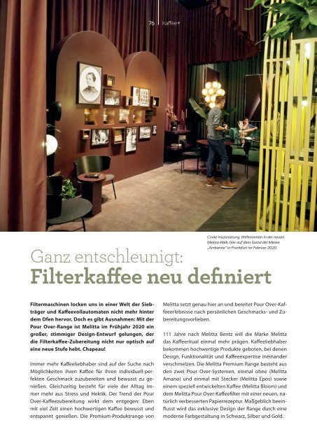 Kaffee+ Winter 2020/21 Kaffeemagazin