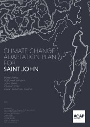 Climate Change Adaptation Plan for Saint John