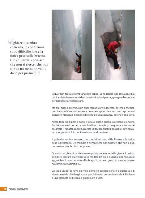 La rivista istituzionale del Soccorso Alpino e Speleologico - n. 76, novembre 2020