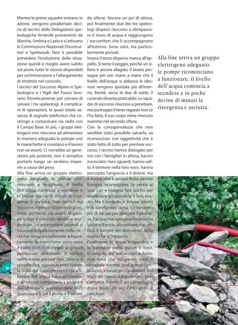 La rivista istituzionale del Soccorso Alpino e Speleologico - n. 76, novembre 2020