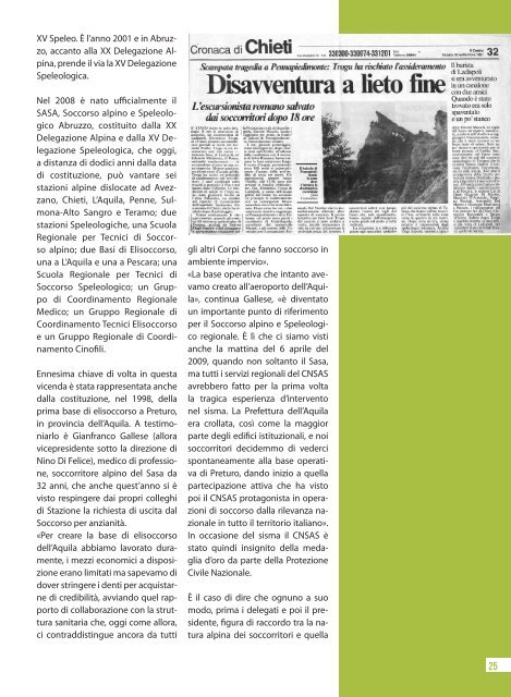 La rivista istituzionale del Soccorso Alpino e Speleologico - n. 76, novembre 2020