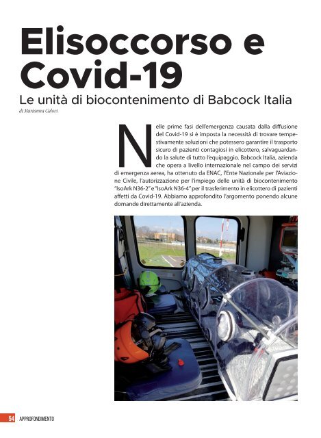 La rivista istituzionale del Soccorso Alpino e Speleologico - n. 76, novembre 2020