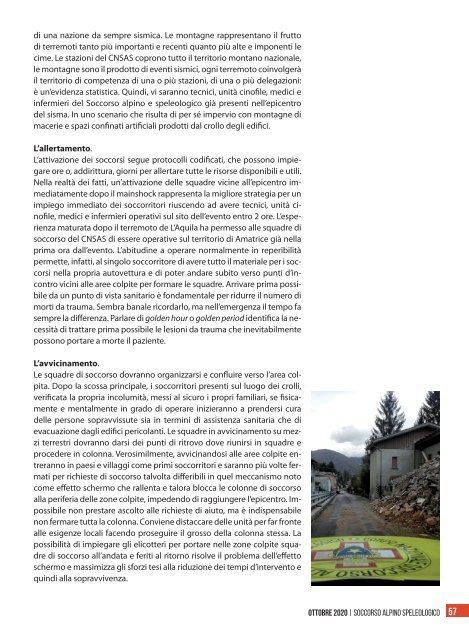 La rivista istituzionale del Soccorso Alpino e Speleologico - n. 76, novembre 2020