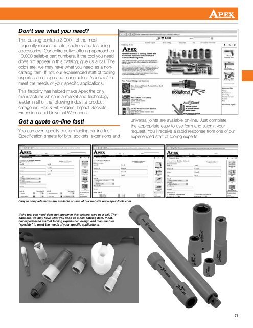 Industrial Fastener Tools - Apex Tool Group